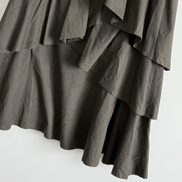 Woodland Fairy Skirt Khaki Green Natural Woman 8 Wildkind Peasant - Picture 2 of 6